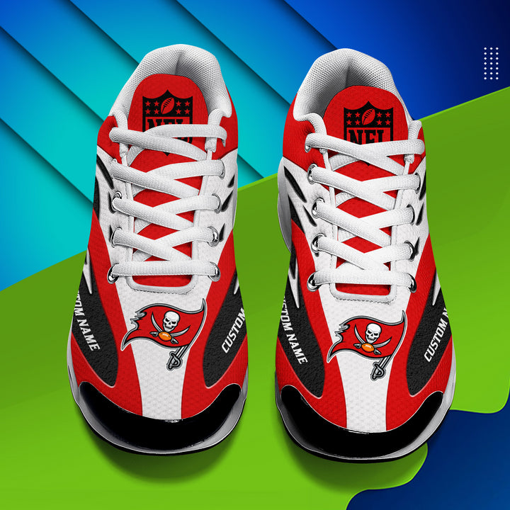 Tampa Bay Buccaneers Personalized Plus T-N Youth Sneakers AZBTTNS000026