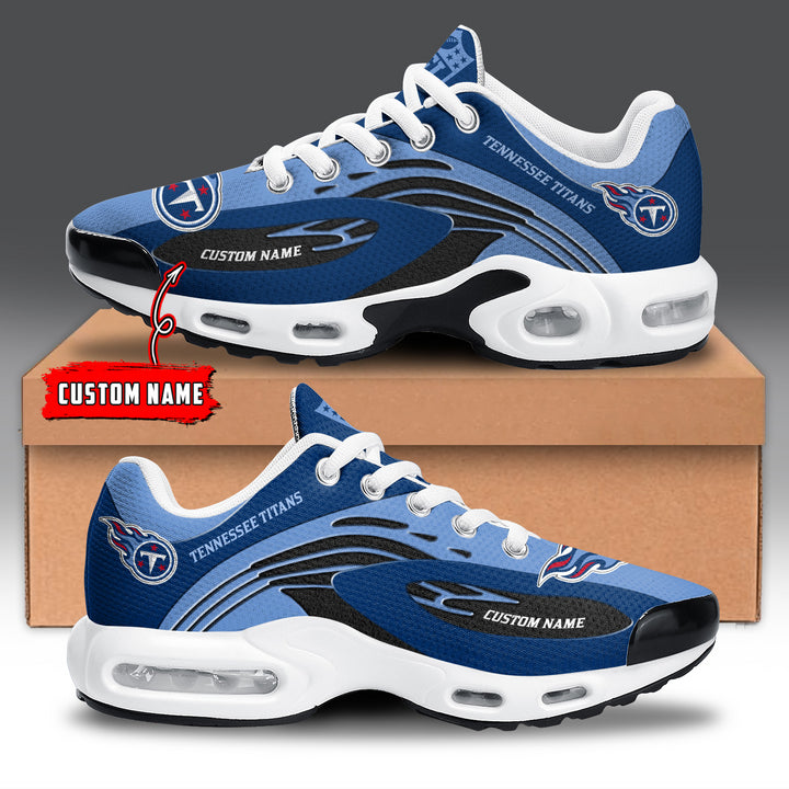 Tennessee Titans Personalized Plus T-N Youth Sneakers AZBTTNS000008