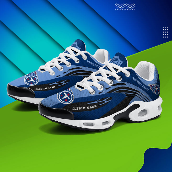 Tennessee Titans Personalized Plus T-N Youth Sneakers AZBTTNS000008
