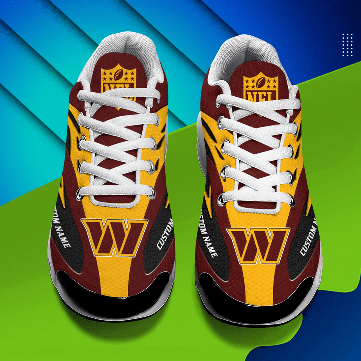 Washington Commanders Personalized Plus T-N Youth Sneakers AZBTTNS000010