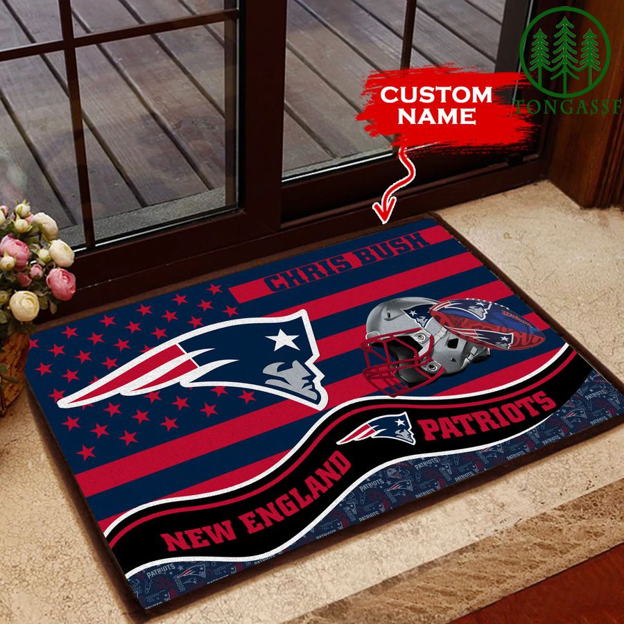 New England Patriots Personalized Doormat BGDMM601
