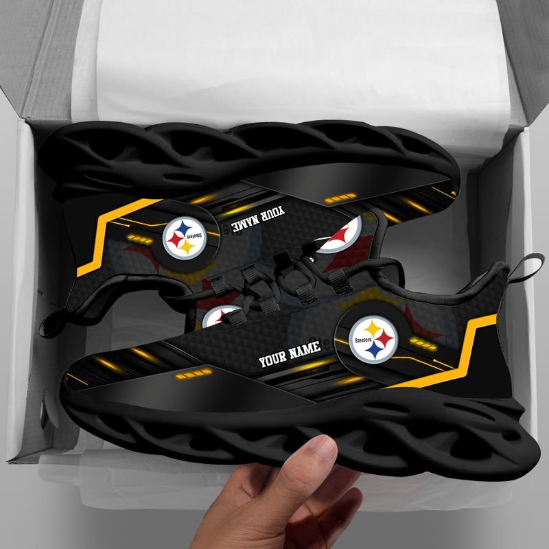 Pittsburgh Steelers Personalized Yezy Running Sneakers