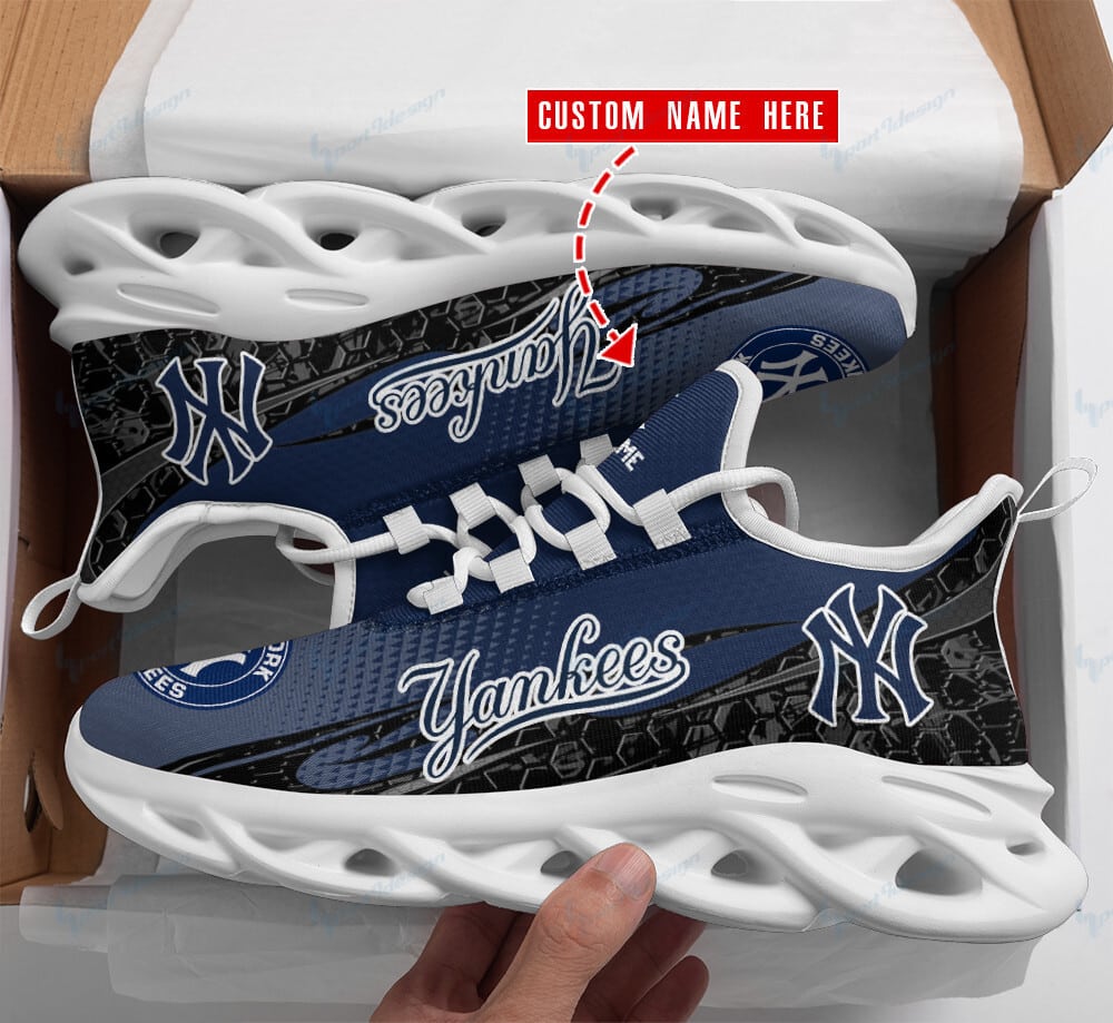 New York Yankees Personalized Yezy Running Sneakers BB143