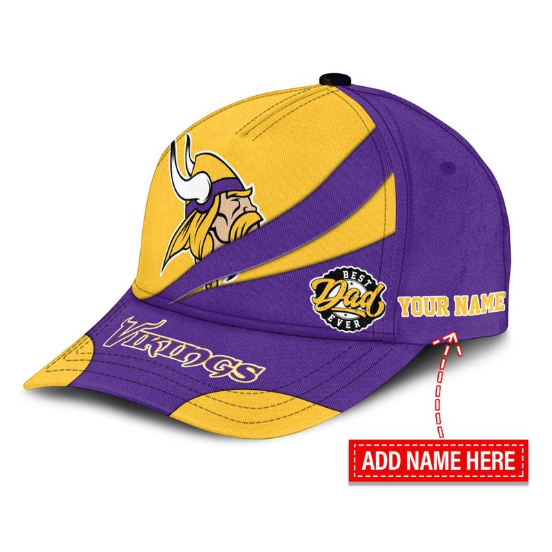 Minnesota Vikings Personalized Limited Edition Classic Cap Gift For Father’s Day AZBTCAP000003