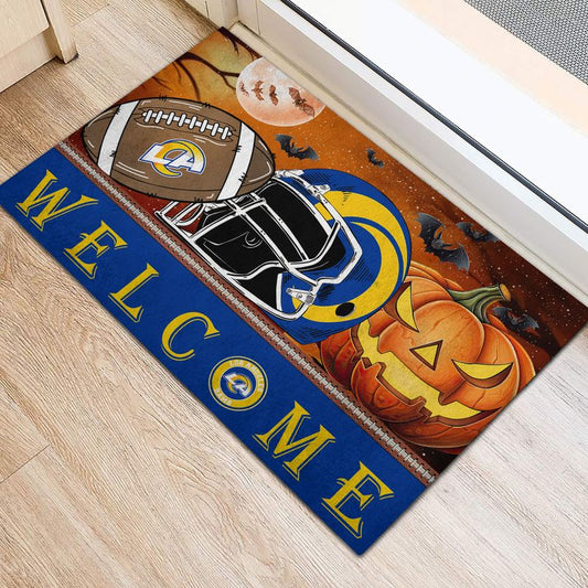 Los Angeles Rams Halloween Doormat New Collection AZBTDM000025