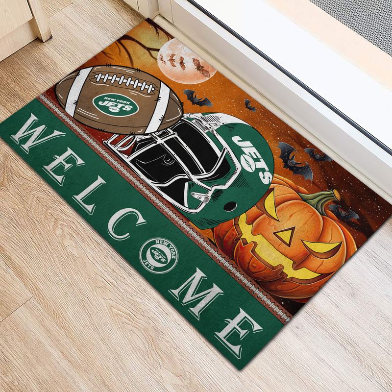 New York Jets Halloween Doormat New Collection AZBTDM000016