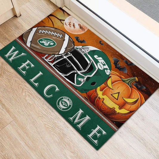 New York Jets Halloween Doormat New Collection AZBTDM000016