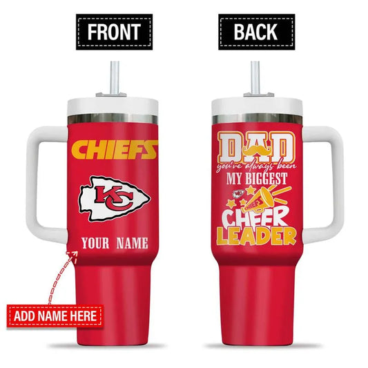 Kansas City Chiefs My Biggest Cheer Leader Gift For Father’s Day Limited Edition 40oz Tumbler AZBT40OZ000184