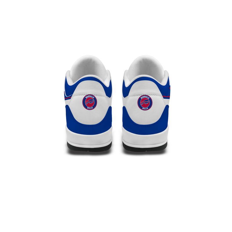 Buffalo Bills Basic White Genuine Leather JD03 Shoes Men and Women AZBTAJ3000148