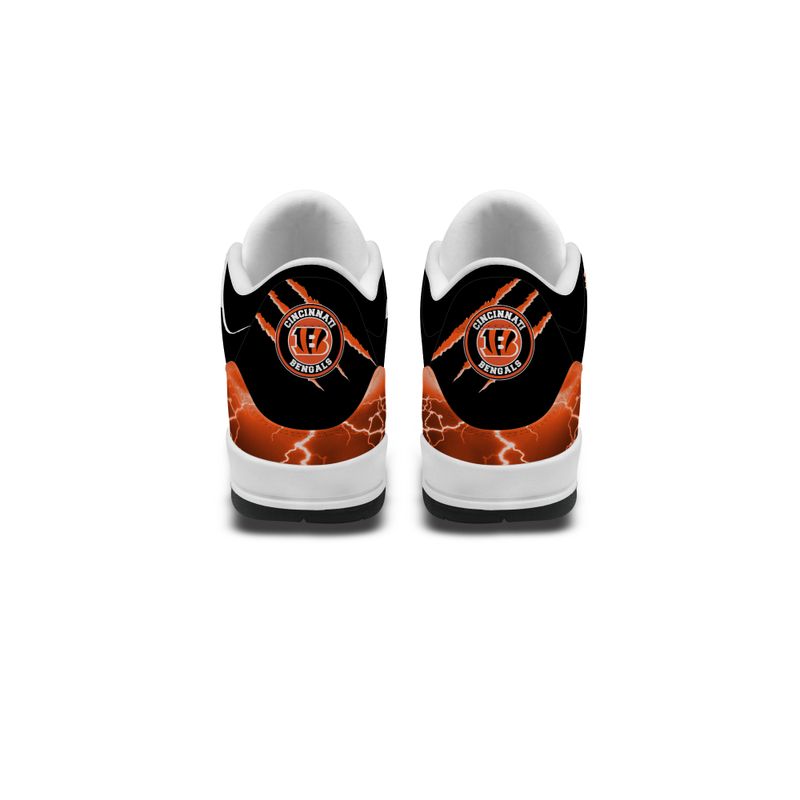 Cincinnati Bengals  Basic Leather JD03 Shoes Men and Women AZBTAJ3000173