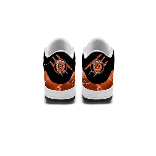 Cincinnati Bengals  Basic Leather JD03 Shoes Men and Women AZBTAJ3000173