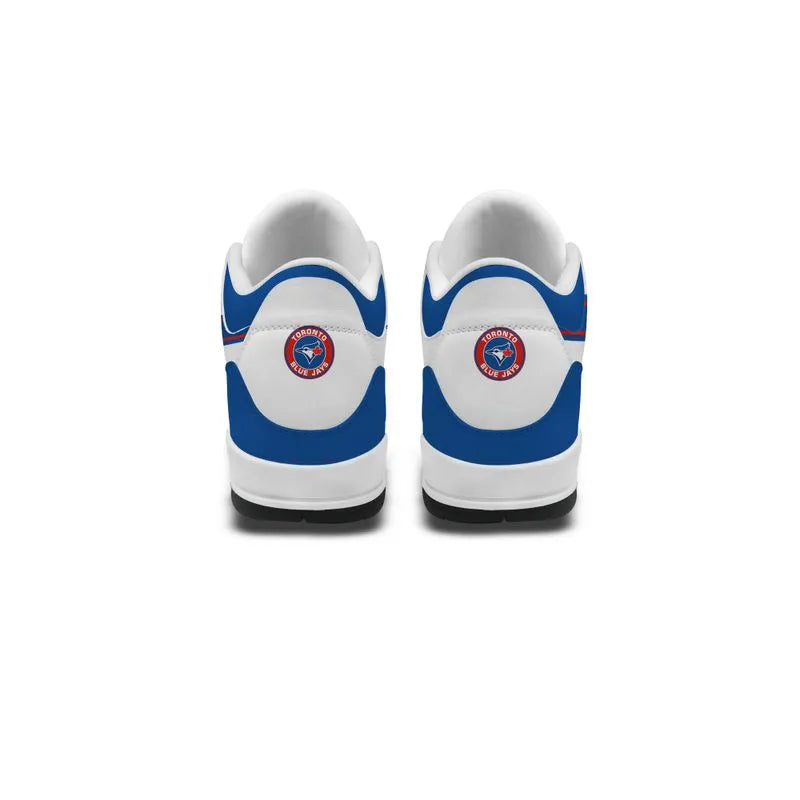 Toronto Blue Jays Basic White Genuine Leather JD03 Shoes Men and Women AZBTAJ3000056