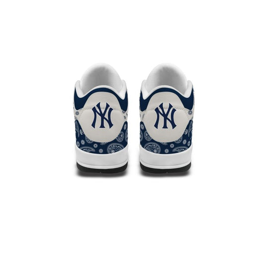 New York Yankees Basic Leather JD03 Shoes Men and Women