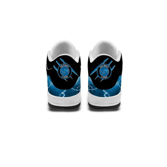 Detroit Lions  Basic Leather JD03 Shoes Men and Women AZBTAJ3000181