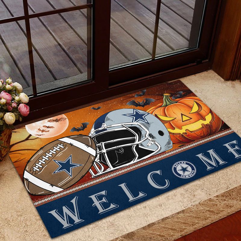 Dallas Cowboys Halloween Doormat New Collection AZBTDM000006