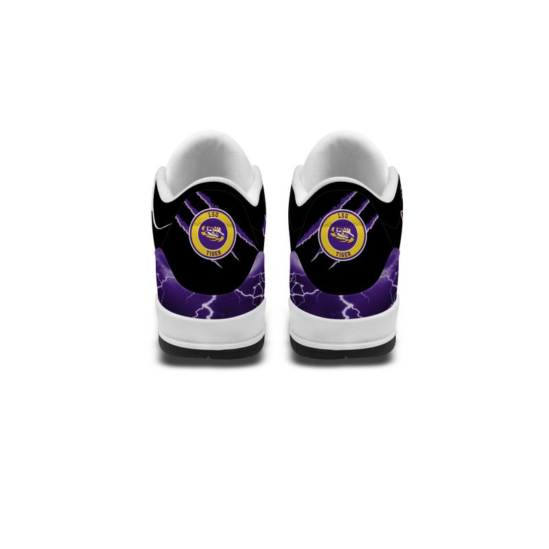 LSU Tigers Basic Leather JD03 Shoes Men and Women AZBTAJ3000245