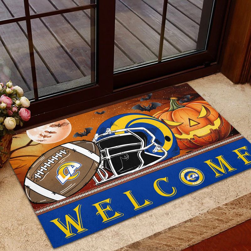 Los Angeles Rams Halloween Doormat New Collection AZBTDM000025