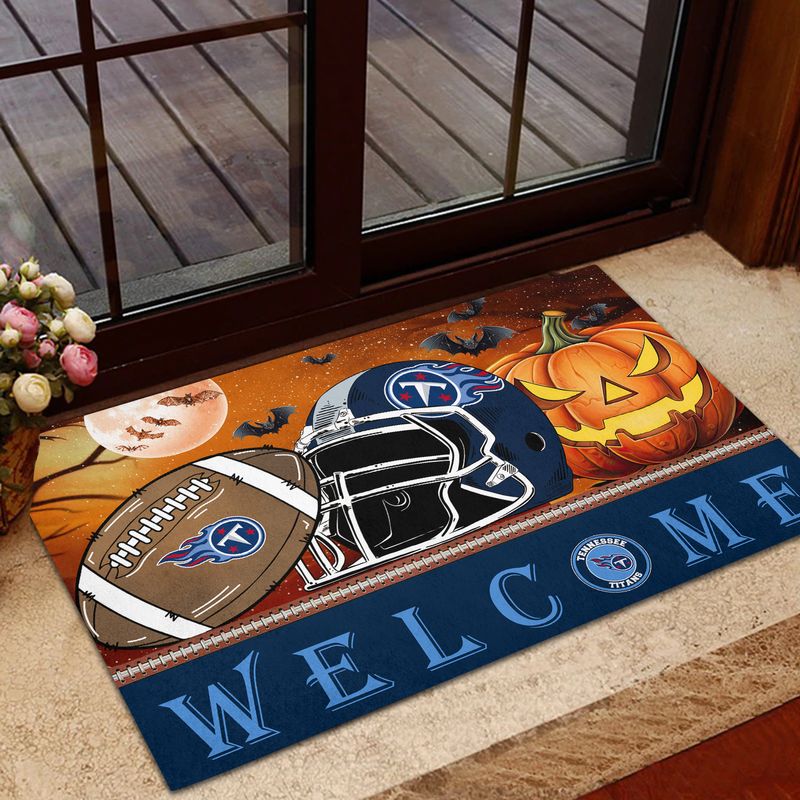 Tennessee Titans Halloween Doormat New Collection AZBTDM000020