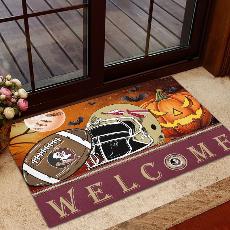 Florida State Seminoles Halloween Doormat New Collection AZBTDM000041