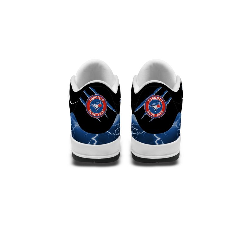 Toronto Blue Jays Basic Leather JD03 Shoes Men and Women