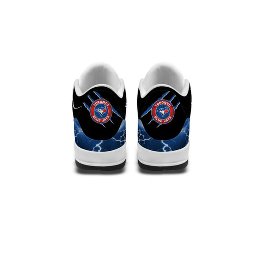 Toronto Blue Jays Basic Leather JD03 Shoes Men and Women