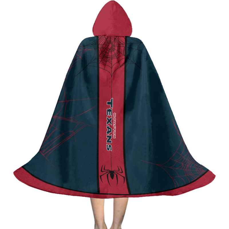 Houston Texans Cowebs Pattern Halloween Limited Edition All-Over Print Halloween Cloak