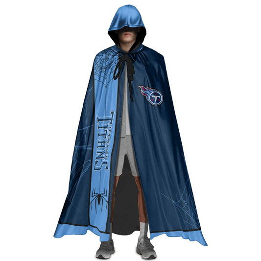Tennessee Titans Cowebs Pattern Halloween Limited Edition All-Over Print Halloween Cloak