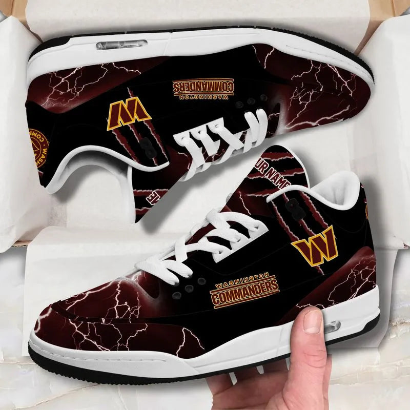 Washington Commanders Basic Leather JD03 Shoes Men and Women AZBTAJ3000219