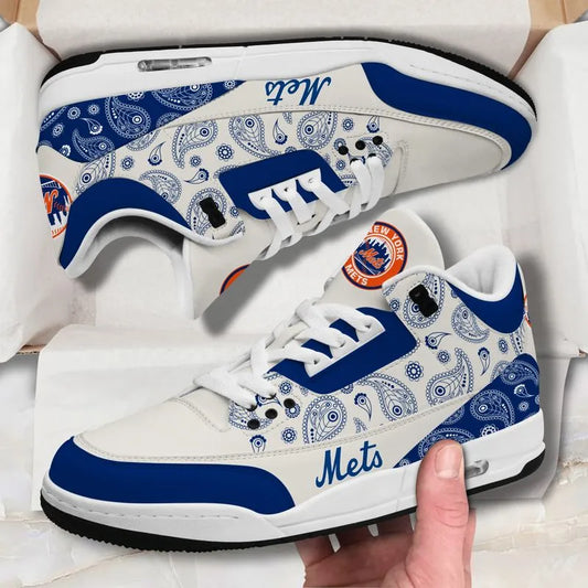 New York Mets Basic Leather JD03 Shoes Men and Women