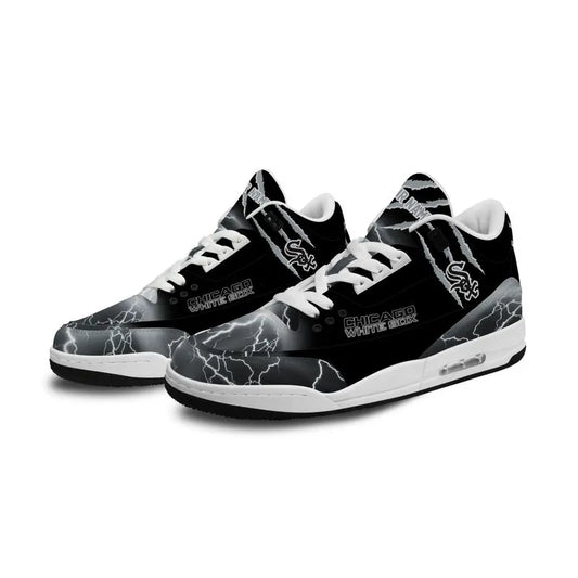 Chicago White Sox Basic Leather JD03 Shoes Men and Women