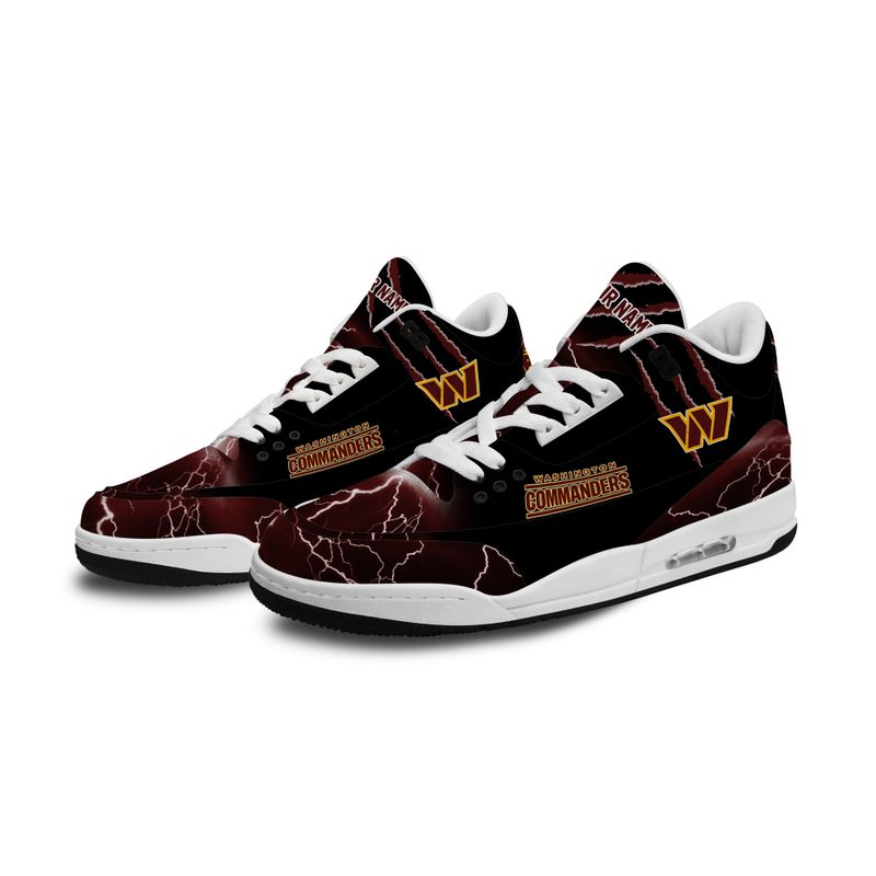 Washington Commanders Basic Leather JD03 Shoes Men and Women AZBTAJ3000219