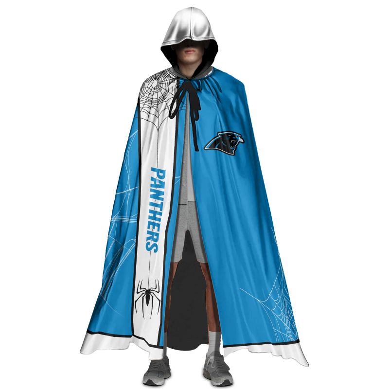 Carolina Panthers Cowebs Pattern Halloween Limited Edition All-Over Print Halloween Cloak