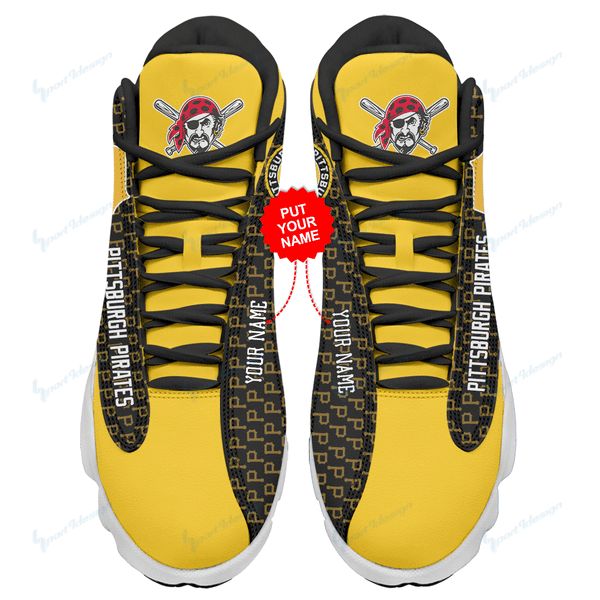 Pittsburgh Pirates Personalized AJD13 Sneakers 1082
