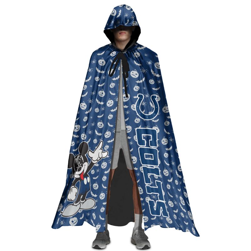 Indianapolis Colts MM Pattern Halloween Limited Edition All-Over Print Halloween Cloak