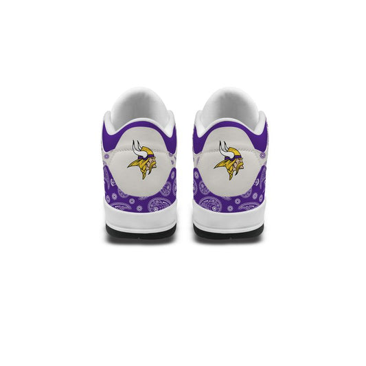 Minnesota Vikings  Basic Leather JD03 Shoes Men and Women AZBTAJ3000198