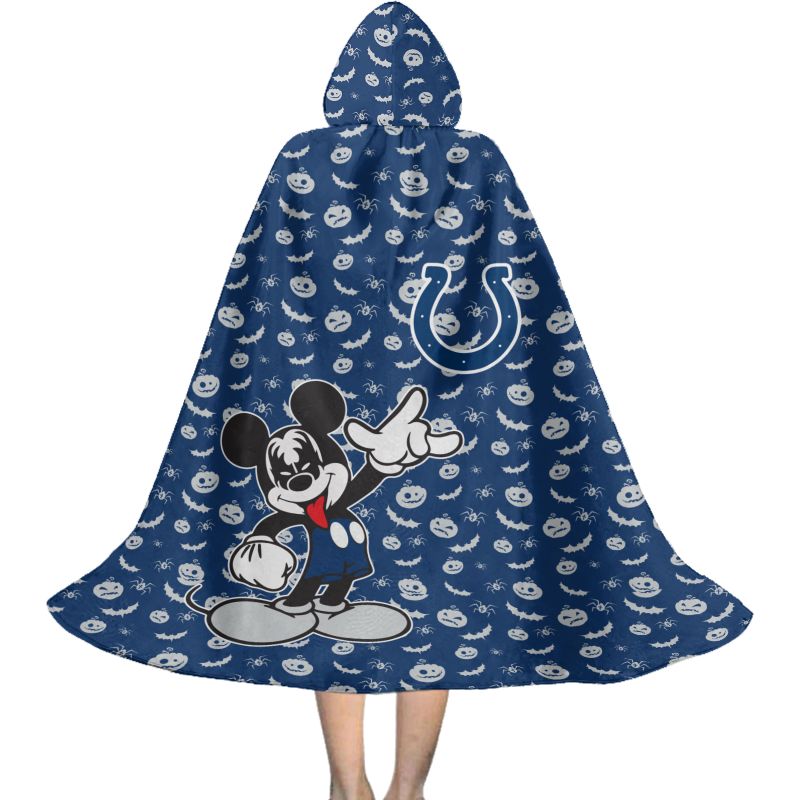 Indianapolis Colts MM Pattern Halloween Limited Edition All-Over Print Halloween Cloak