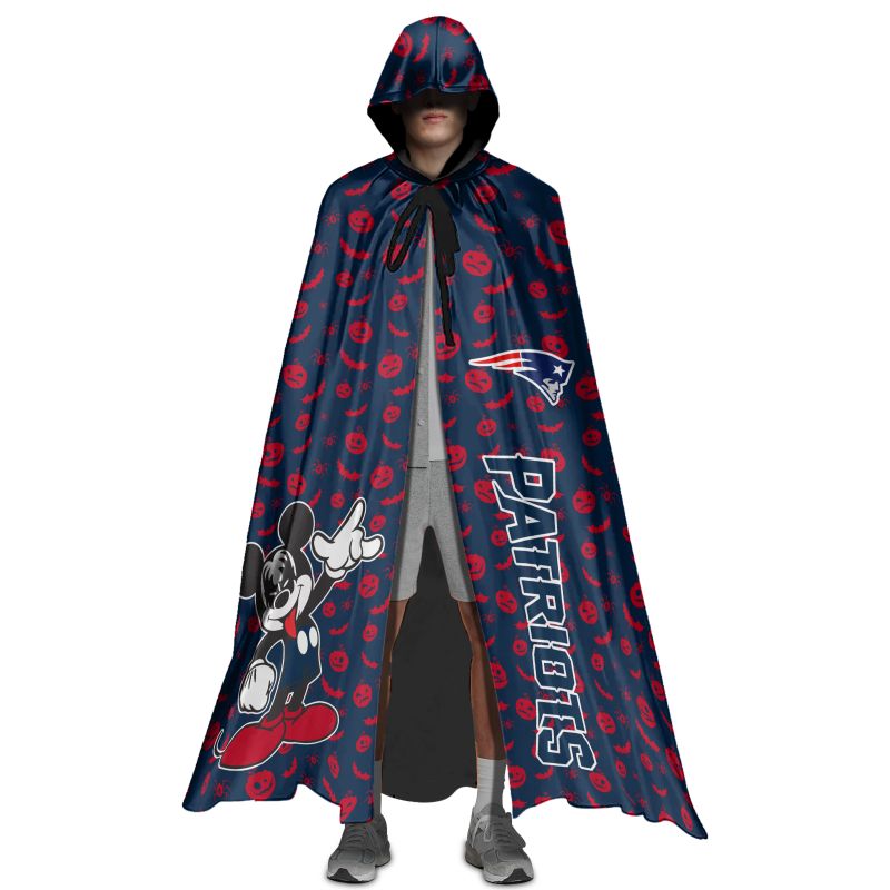 New England Patriots MM Halloween Limited Edition All-Over Print Halloween Cloak