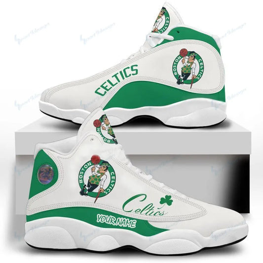 Boston Celtics MLB Personalized Air JD13 Sneakers 828
