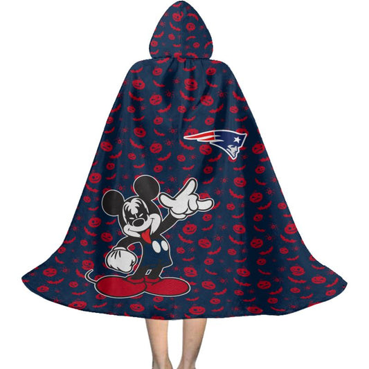 New England Patriots MM Halloween Limited Edition All-Over Print Halloween Cloak