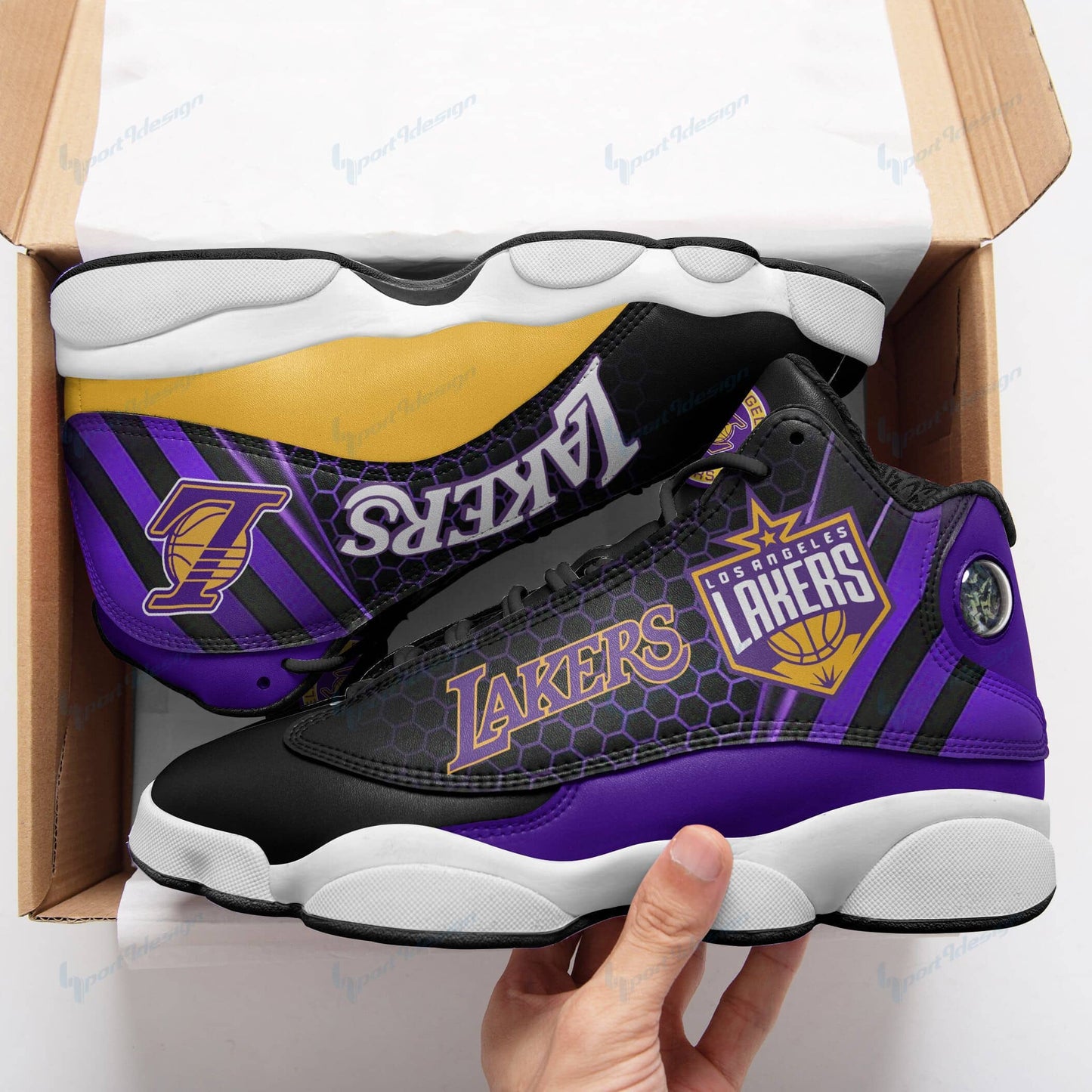 Los Angeles Lakers Air JD13 Sneakers 731