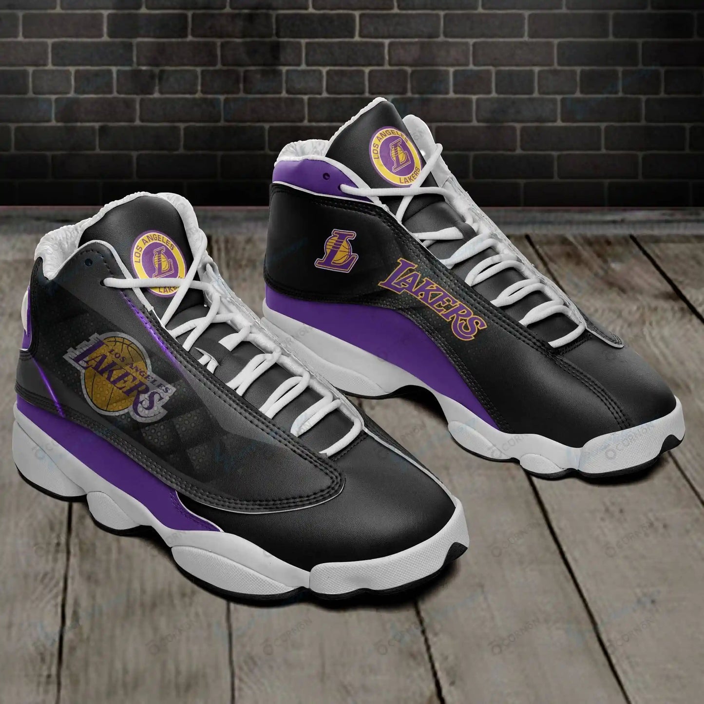 Los Angeles Lakers Air JD13 Sneakers 815