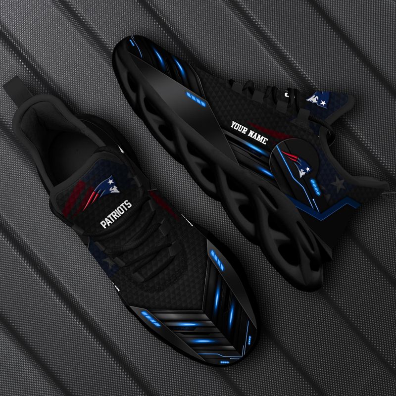New England Patriots Personalized Yezy Running Sneakers