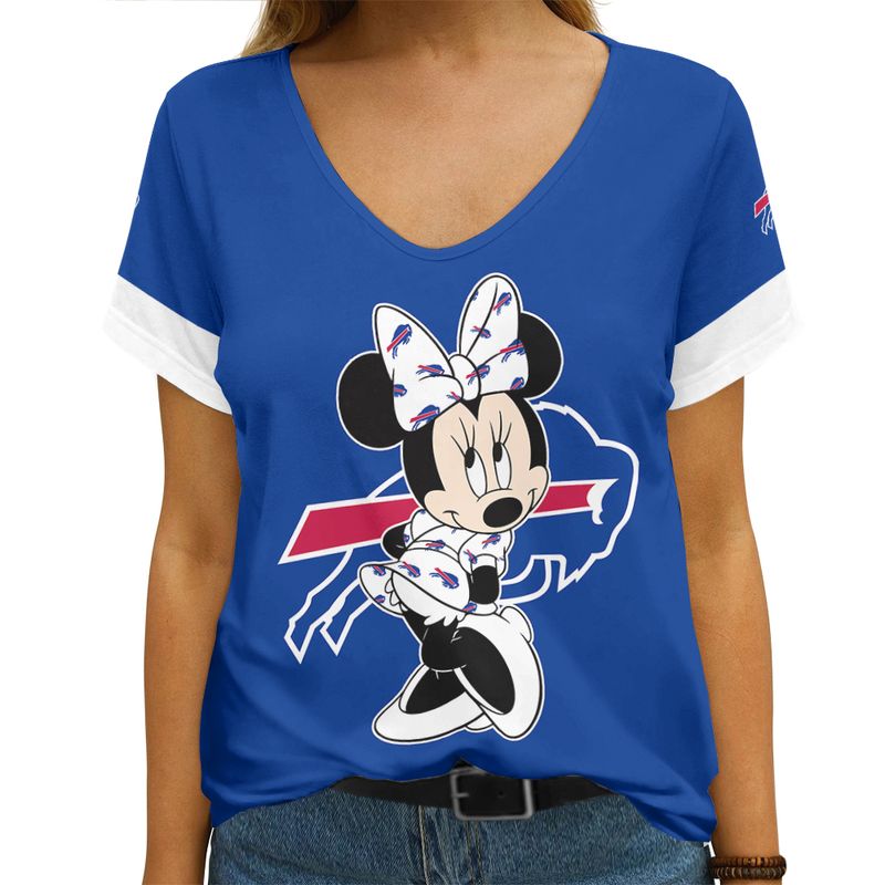 Buffalo Bills V-neck Women T-shirt