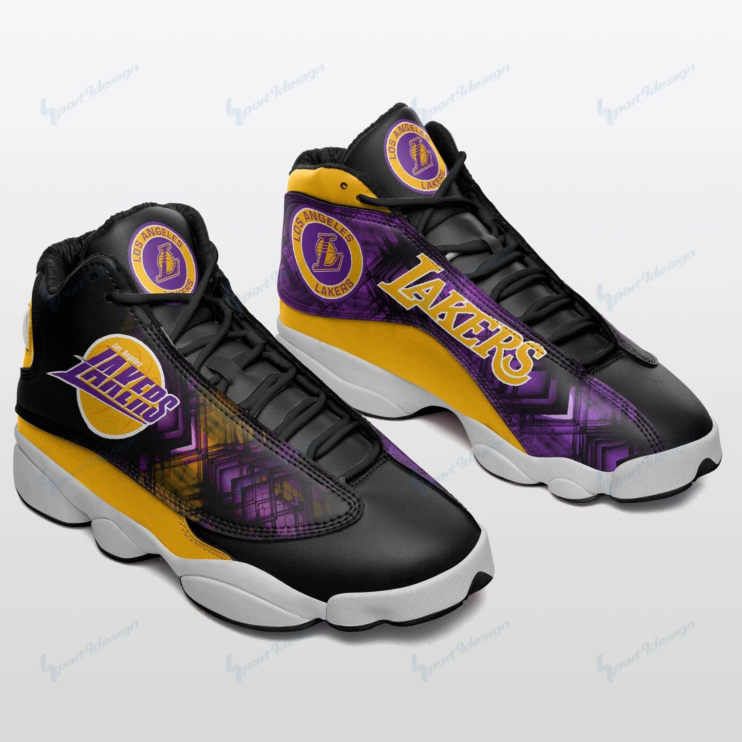 Los Angeles Lakers Air JD13 Sneakers 589