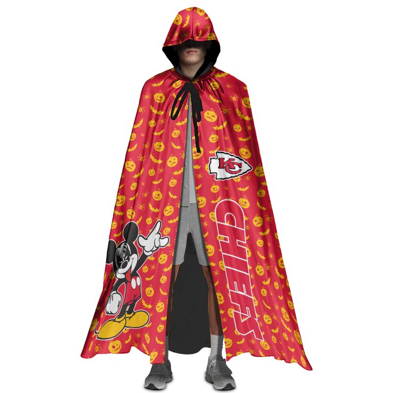 Kansas City Chiefs MM Halloween Limited Edition All-Over Print Halloween Cloak