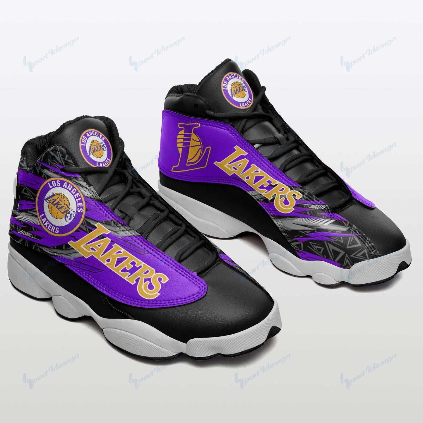 Los Angeles Lakers Air JD13 Sneakers 593