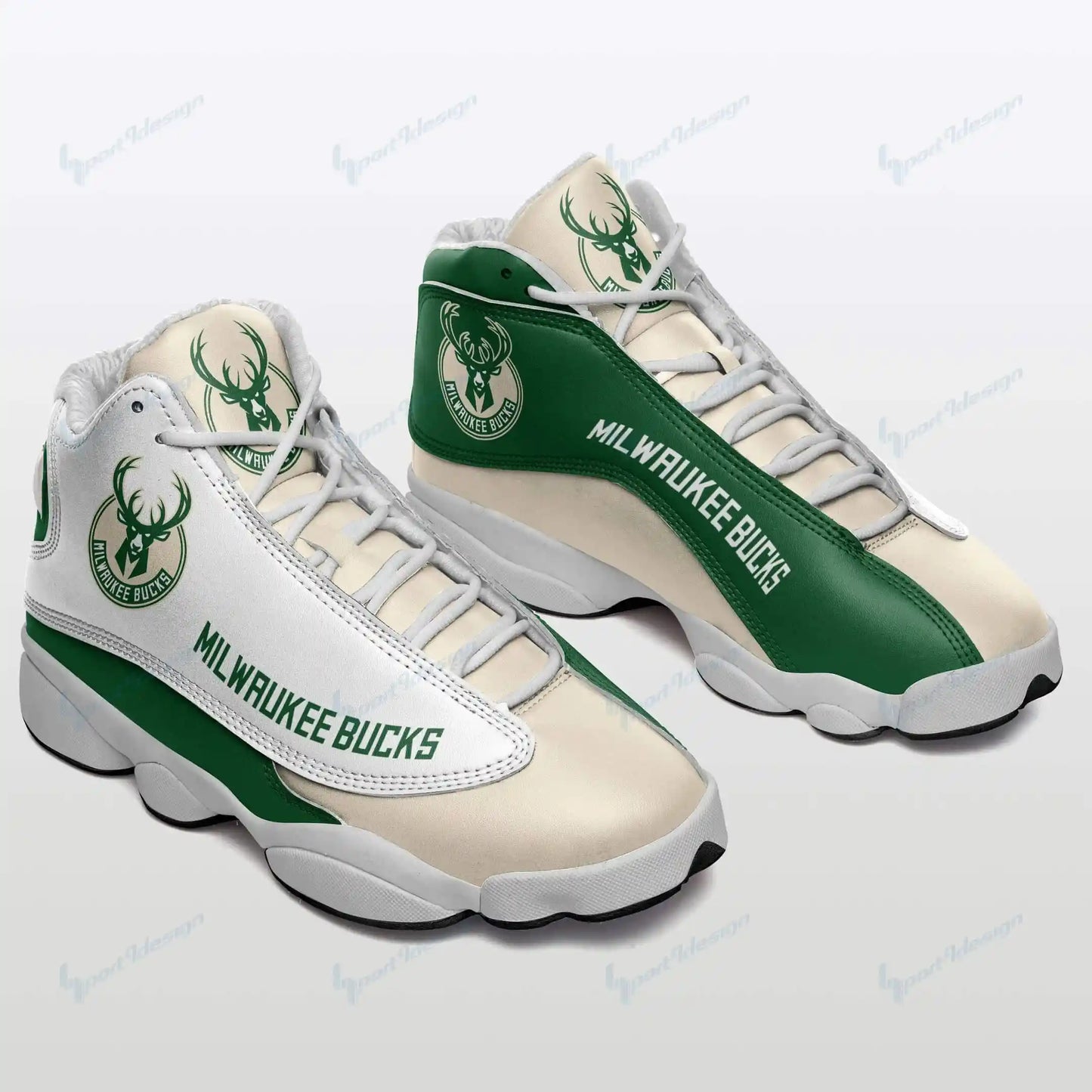 Milwaukee Bucks Air JD13 Sneakers 076