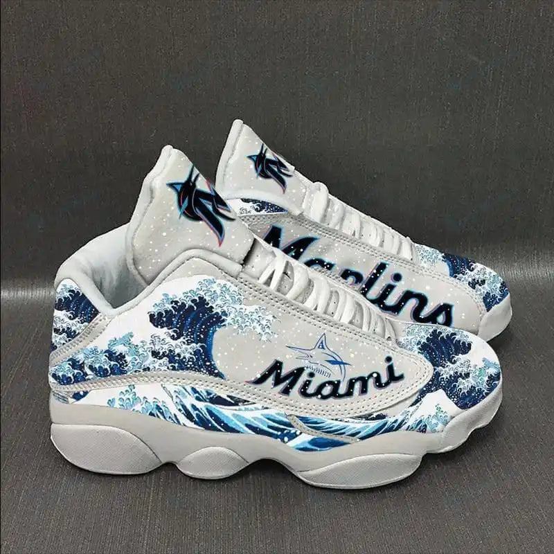 Miami Marlins  Air JD13 Sneakers 388