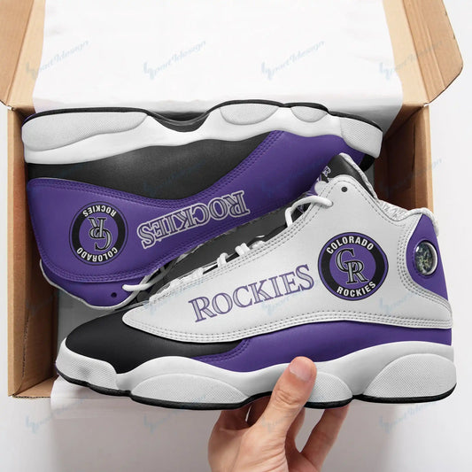 Colorado Rockies Air JD13 Sneakers 047