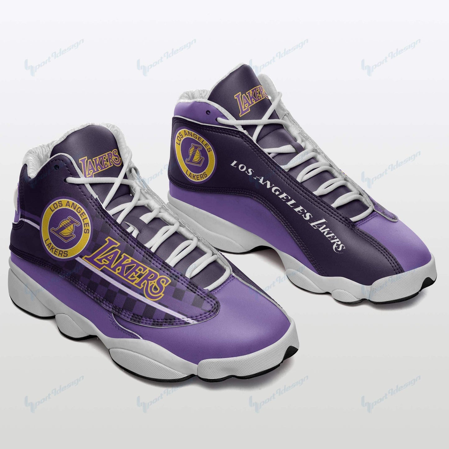 Los Angeles Lakers Air JD13 Sneakers 345